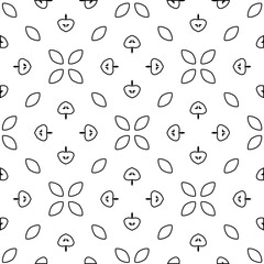  Geometric vector pattern with triangular elements. Seamless abstract ornament for wallpapers and backgrounds. Black and white colors. 