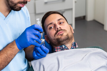Platelet rich plasma ( PRP) therapy process.