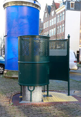 public urinal in Amsterdam