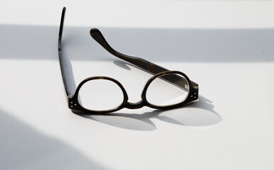 glasses on the table