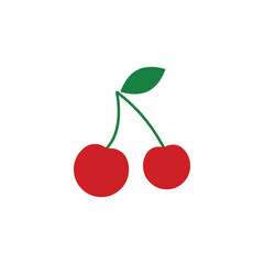 Cherry vector icon