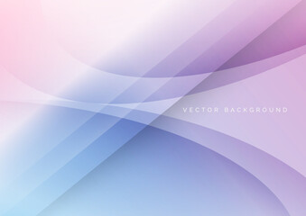 Abstract  modern purple tone color and pink curve overlap background. Minimal concept.