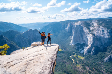Finished the Taft point trekking in Yosemite National Park. United States.
