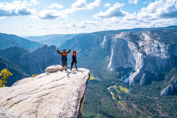 Finished the Taft point trekking in Yosemite National Park. United States.
