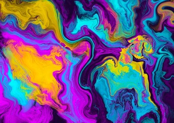 Liquid vibrant colors mix holi. Abstract colorful artistic background 