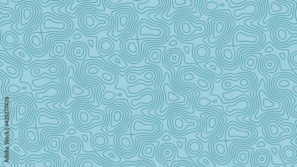 Poster wavy lines on a colored mono background. abstract texture or wallpaper for a desktop background for 