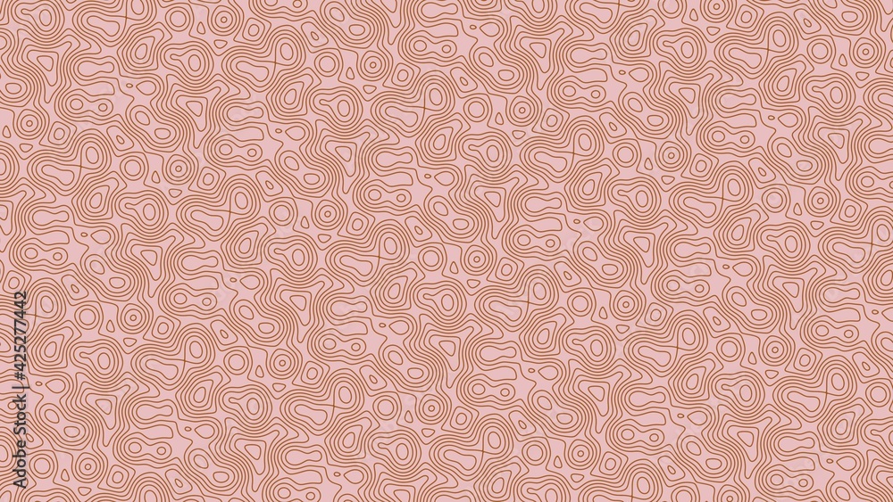 Poster wavy lines on a colored mono background. abstract texture or wallpaper for a desktop background for 