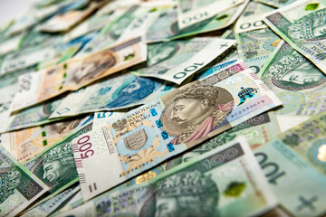 polish paper money or banknotes