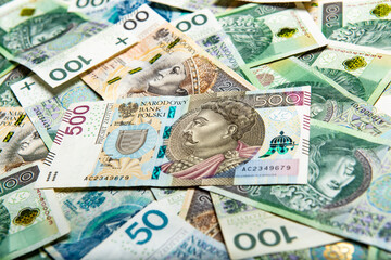 polish paper money or banknotes