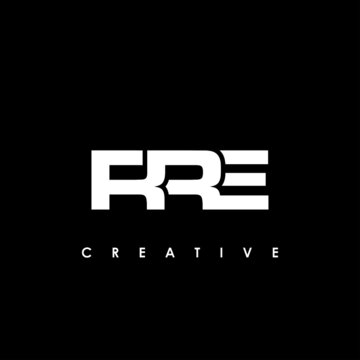 RRE Letter Initial Logo Design Template Vector Illustration