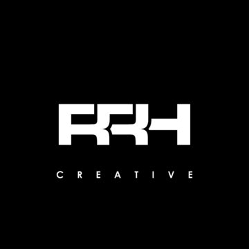 RRH Letter Initial Logo Design Template Vector Illustration