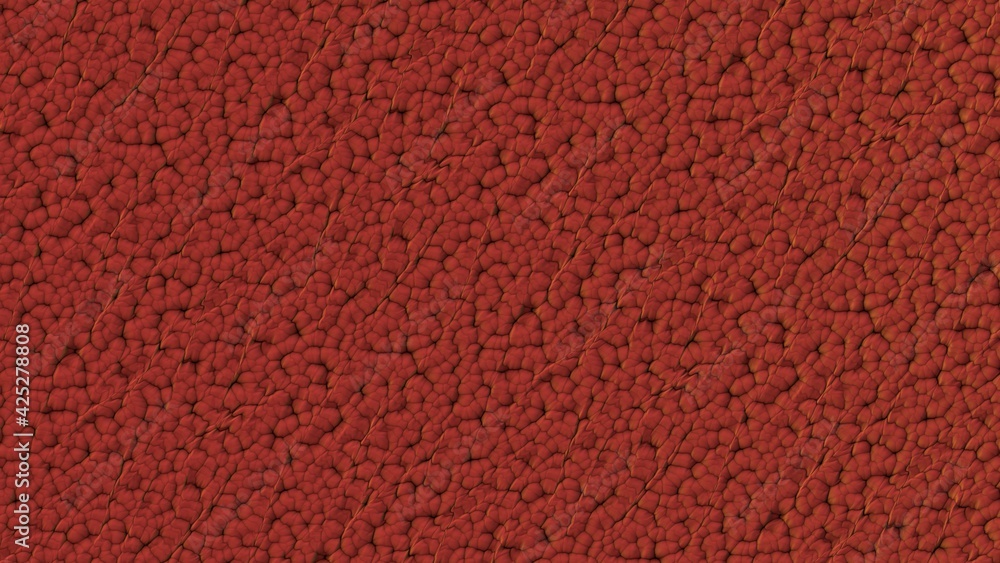 Poster soft spheres of a red color pressed together. abstract texture or wallpaper for a desktop background