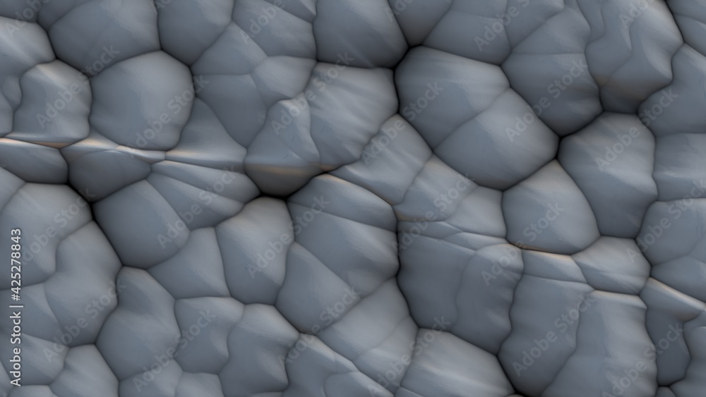 Poster soft gray spheres pressed together. abstract texture or wallpaper for a desktop background for a pc 