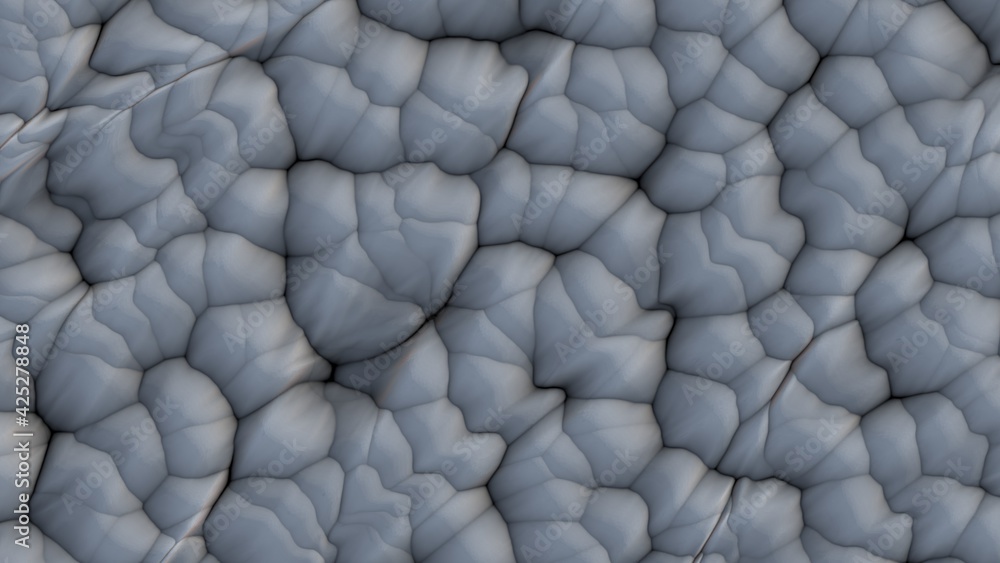 Poster soft gray spheres pressed together. abstract texture or wallpaper for a desktop background for a pc 
