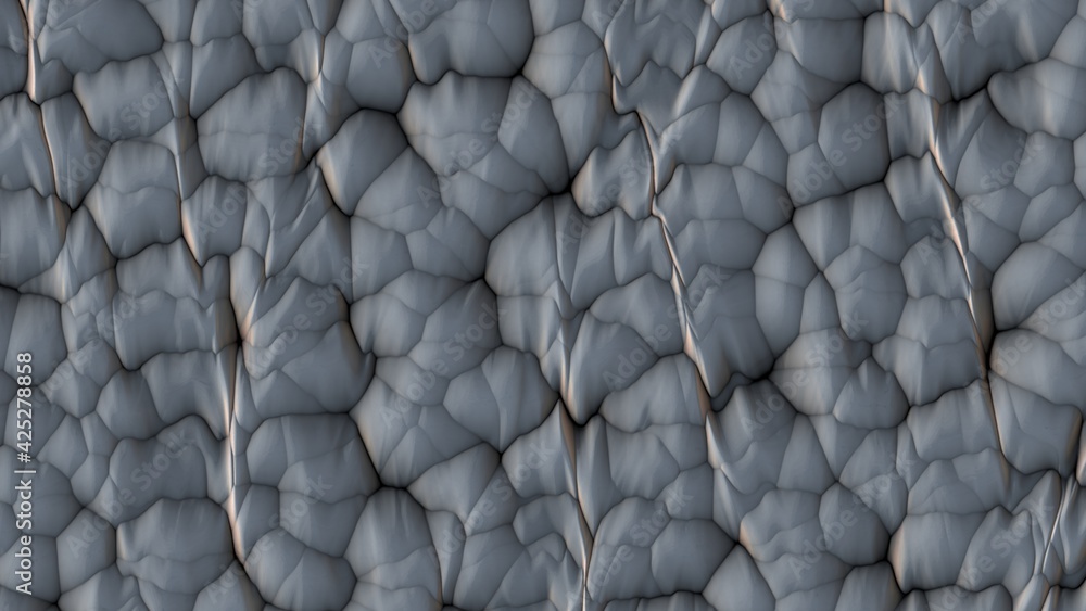 Poster soft gray spheres pressed together. abstract texture or wallpaper for a desktop background for a pc 