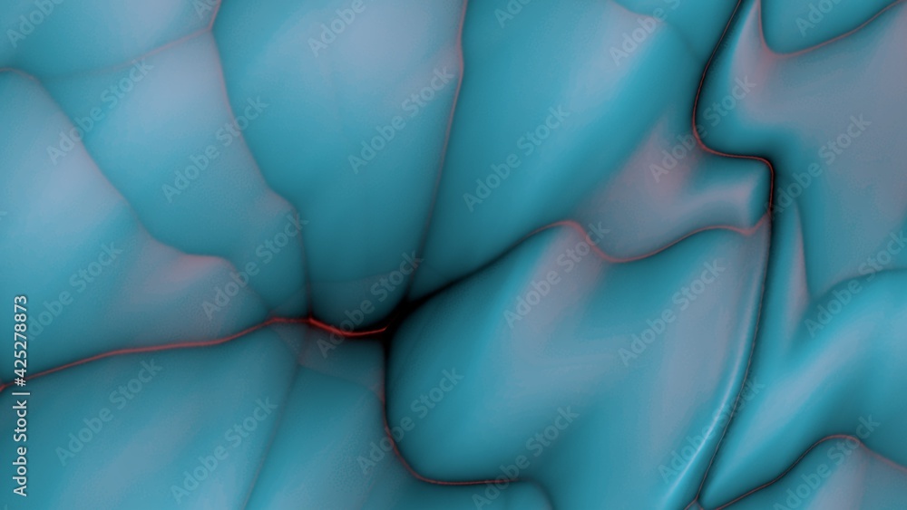 Poster compressed blue soft spheres. abstract texture or wallpaper for a desktop background for a pc or sma