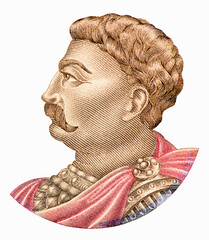 John III Sobieski, King of Poland, Portrait from Poland 500 Zloty 2016 Banknotes. john sobieski iii, the polish king of money,