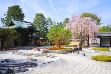 Japanese garden at Kodaiji Temple, Kyoto City, Kyoto Pref., Japan