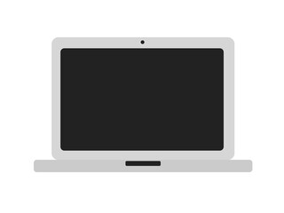 Labtop vector flat style