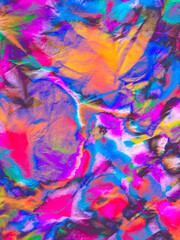 Washing Tuxtures. Colored Tye Dye Pattern. © Olga