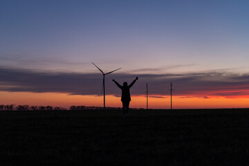 windmills, Renewable energies and sustainable resources