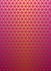 Abstract color Low-Polygones Generative Art background illustration