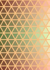 Abstract color Low-Polygones Generative Art background illustration