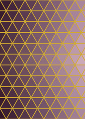 Abstract color Low-Polygones Generative Art background illustration