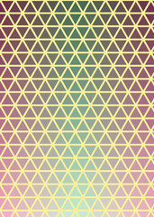 Abstract color Low-Polygones Generative Art background illustration