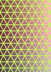 Abstract color Low-Polygones Generative Art background illustration