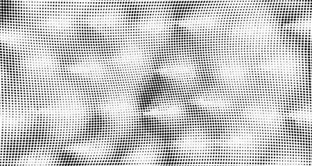 Seamless halftone dots pattern texture background

