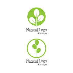 Leaf icon Vector Illustration design Logo template