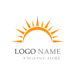 Sun Vector illustration Icon Logo Template design