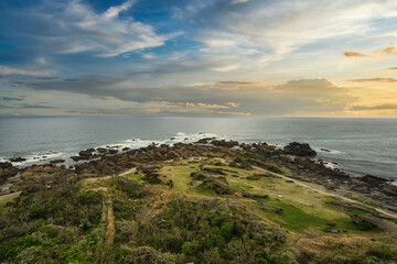 野島崎の夕暮れ