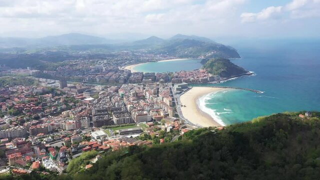 Donostia dron a&eacute;rea