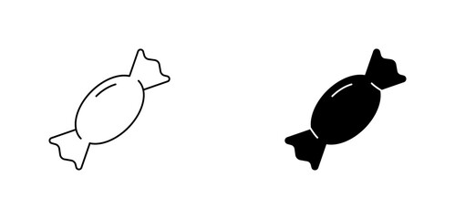 Candy icon isolated on white background