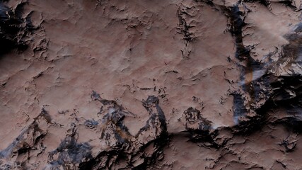 texture of a distant planet, texture of an exo-planet, realistic texture of the surface of an alien planet, top view of the planet surface, abstract texture 3d render	