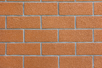 Wallpaper of brick.Background or backdrop of red brick wall and Texture of cement.