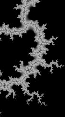 Ornate black and white 3D background