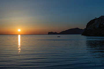 Fototapeta premium sunset port d'andratx, mallorca, spain