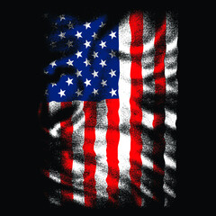 US flag 1 It can be used for Merchandise, digital printing, screen-printing or t-shirt etc.