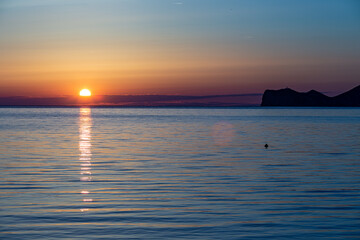 sunset port d'andratx, mallorca, spain