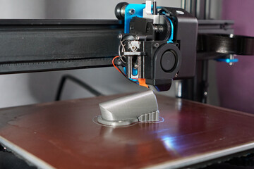 Fototapeta na wymiar a holder that is printed with a 3 D printer