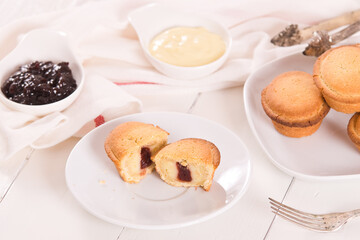 Pasticciotto cake.
