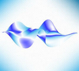 Modern colorful flow poster. Wave Liquid shape in blue color background. Art design for your design project.