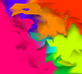 Modern colorful flow poster. Wave Liquid shape color background. Art design for your design project.