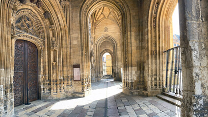 Cathedral of San Salvador in Oviedo, capital of Asturias, Spain.