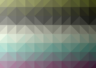 Obraz premium Abstract color Low-Polygones Generative Art background illustration