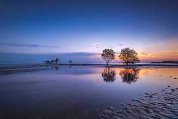 Wonderful Sunset at Bintan Island Indonesia