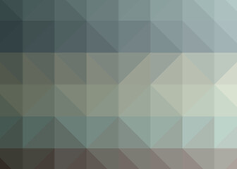 Abstract color Low-Polygones Generative Art background illustration